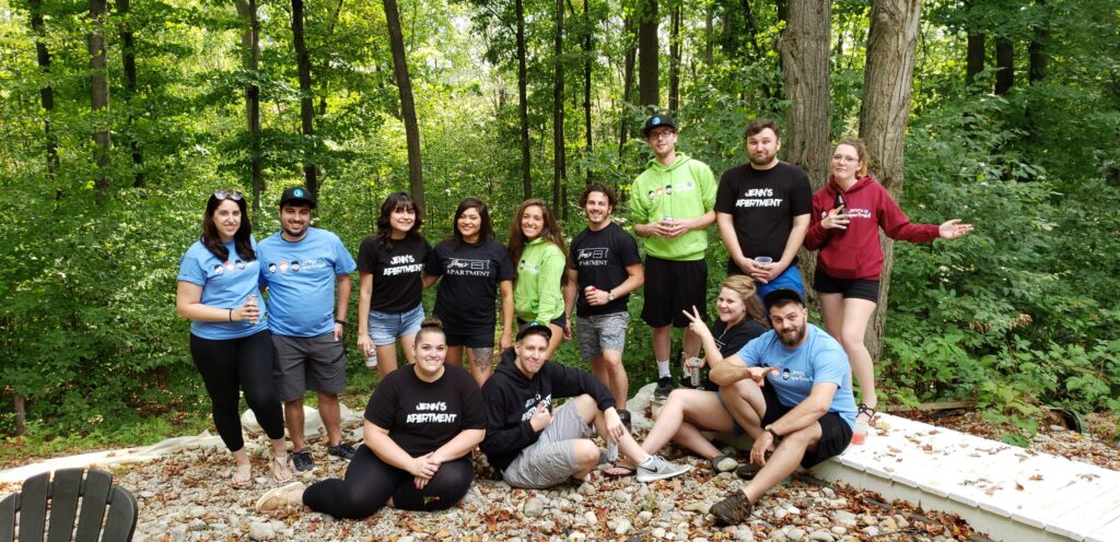 Jenn's Apartment crew.