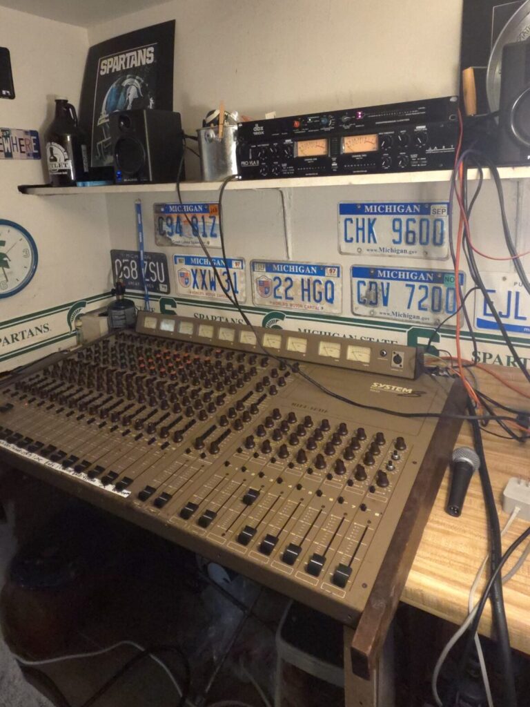 MiScene Records recording equipment.