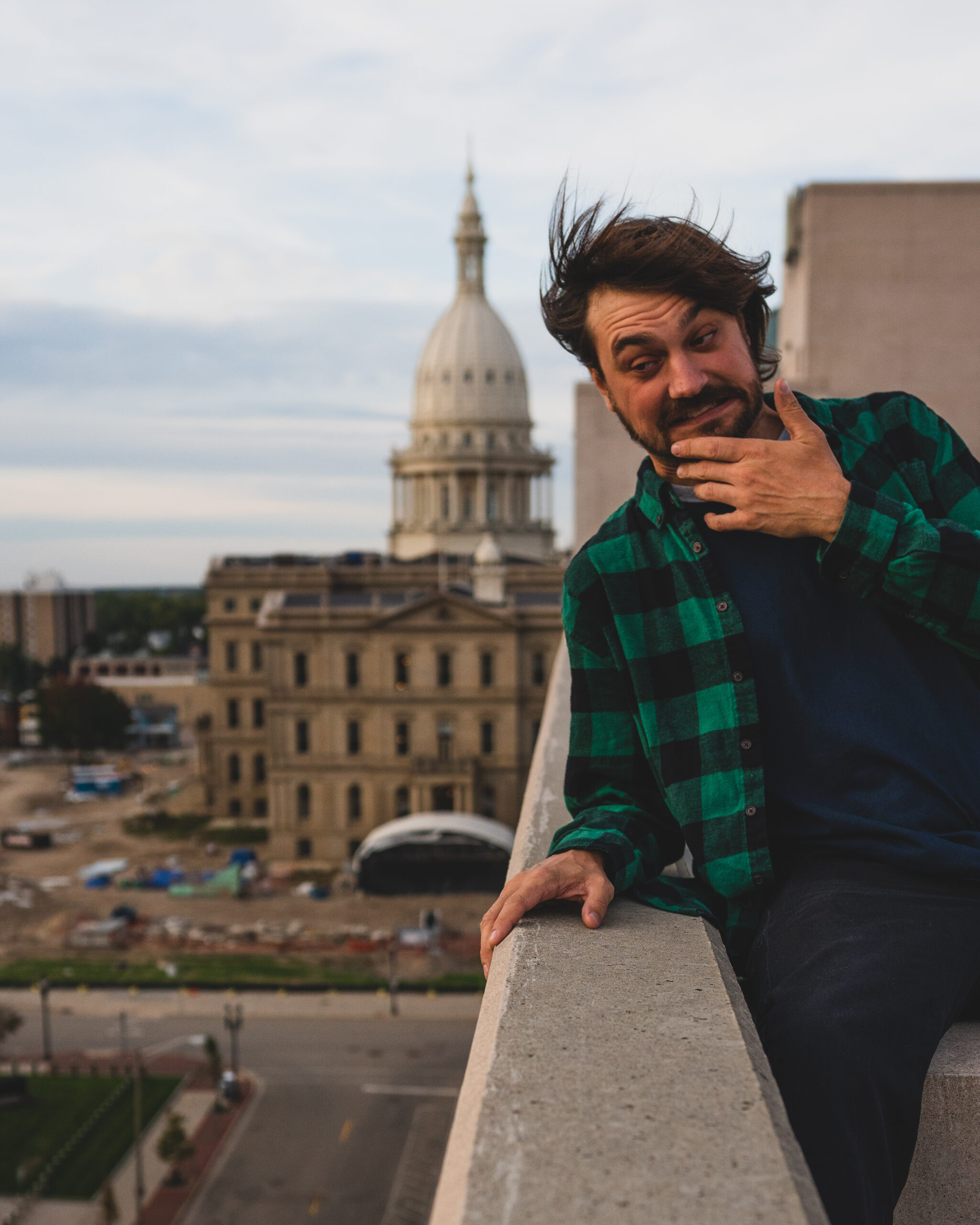 Roy Kirby, guitar player for Jenn's Apartment and founder of MiScene Records.